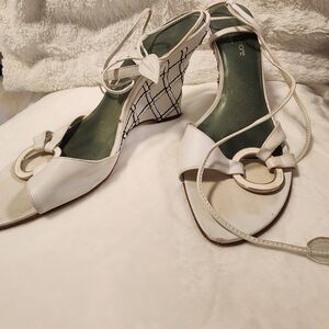 Isabella Fiore Quilted Wedge Sandals